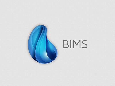 BIMS b bims blue logo modern