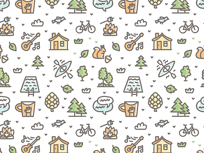 Kids Camping pattern 🏕