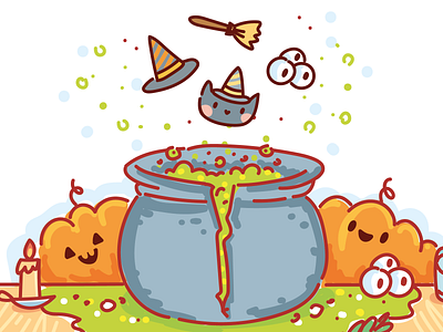 🎃 Halloween Game 🎃 2d game art app design cartoon character cute doodle game game art game design game illustration gaming art halloween illustration pumpkin vector witch