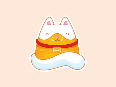 Kitty cat character cute illustrations stokarenko vector