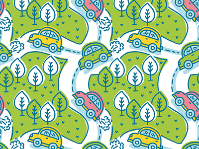 Road trip pattern!