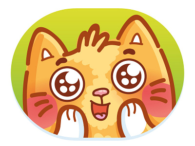 Ginger Cutie cat stickers