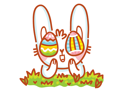 🥚 Easter! 🥚 animal bunny cartoon character cute doodle easter egg icons ios sticker stickers