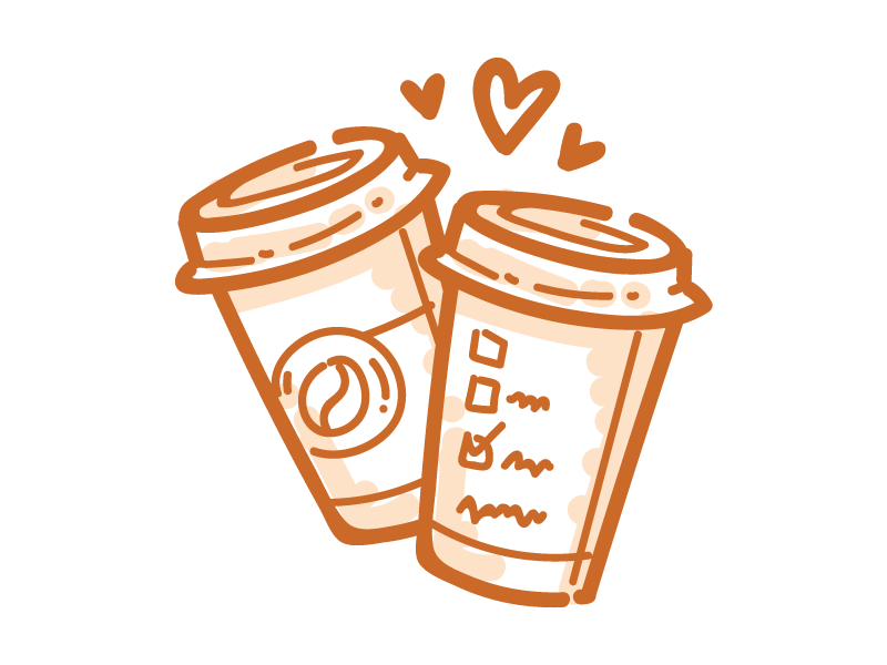 Coffee time! stickers for iMessage.