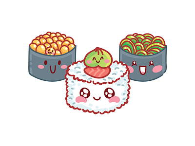 Cute Sushi stickers!