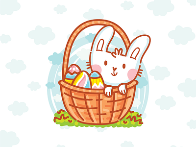 🥚Happy Easter!🥚 animal bunny cartoon character cute doodle easter egg icons ios sticker stickers