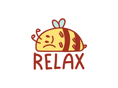 Bee! 🐝 animal bee bee hive cartoon character cute doodle illustrations ios sticker stickers vector