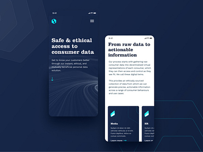 Datavillage branding dark datavillage design interface ui ux webdesign