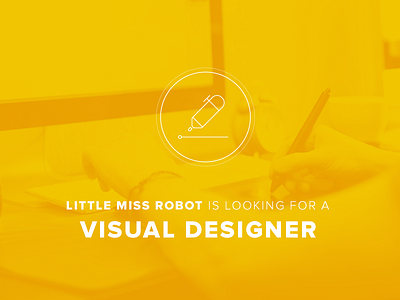 We're looking for a Visual Designer designer job opening visual