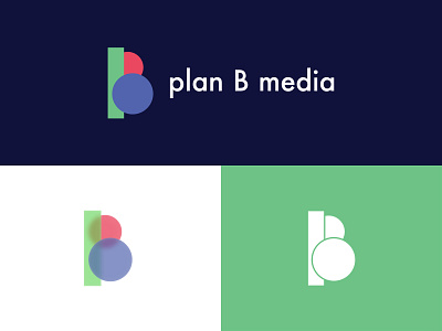 Plan B Media brand design branding design graphic design identity logo logo design logotype