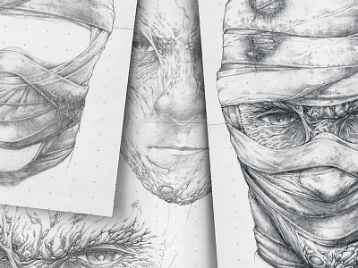 Joshua Graham - Burned Man bethesda console fallout fallout new vegas game illustration pencil sketch xbox