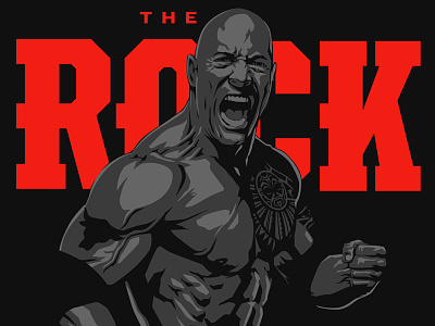 The Rock consumer products dwayne johnson licensing art style guide the rock wrestling wwe