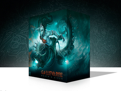 Court of the Dead Gallevarbe Packaging court dead gothic illustration mythical packaging sideshow sketch