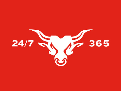 wwe rock bull logo