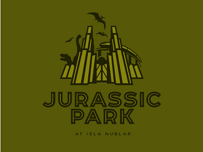 Jurassic Park Icon dinosaurs icon illustration jurassic park jurassic world movie universal