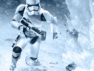 18 Days of Star Wars: Stormtrooper empire snow star wars stormtrooper the force awakens