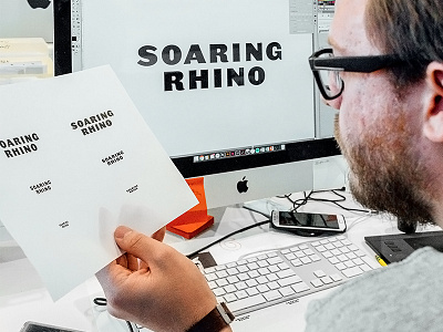 SR Typography Refinements board games brand development branding games mobile rhino soaring typography