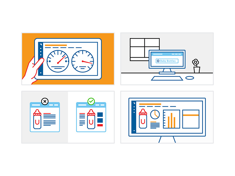 Animation Frames racing data analytics animation sketches storyboard profitero