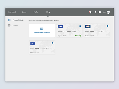 Payment Methods by Yo Meyers on Dribbble