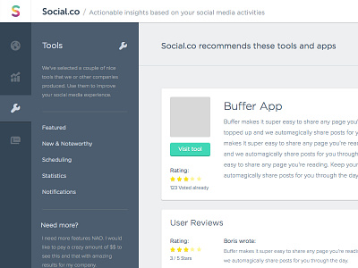 Social.co - Tool Page categories rating sidebar social social.co statistics tools users