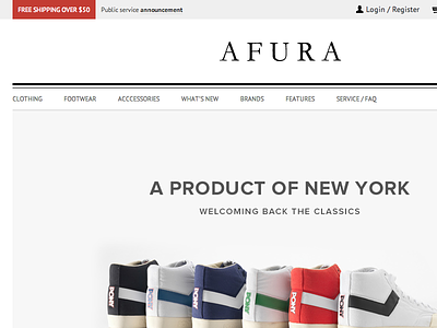 Afura - We're online! afura afurastore clean design minimal online product focussed