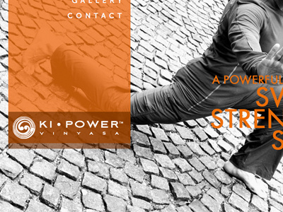 Cobblestone Yoga branding bw design nyc photography site typography urban yoga