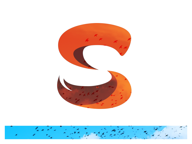 SwiftKit blue branding ios logo orange s sky swift