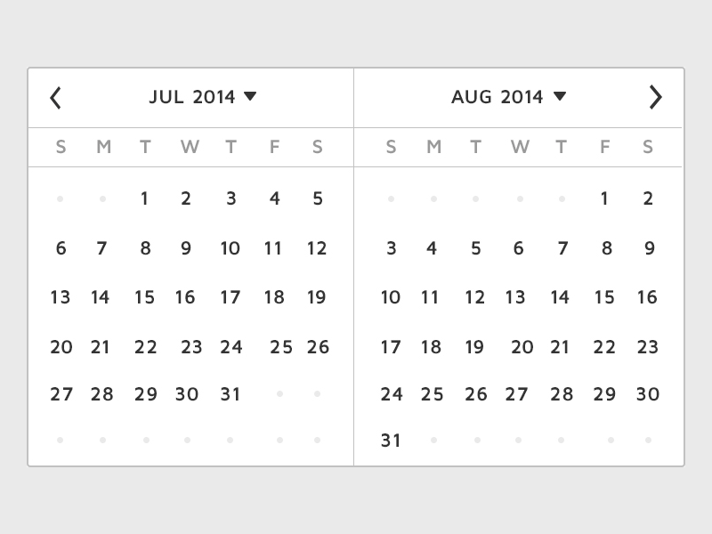 Compact Date Picker