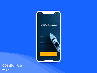 DailyUI#001 : Signup