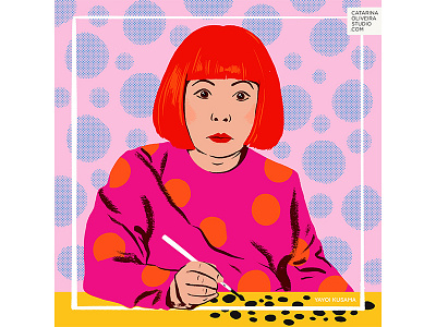 Portrait of Yayoi Kusama