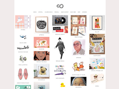 Website update illustration portfolio webdesign