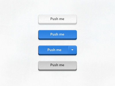 Buttons blue button form