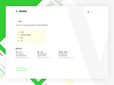 VESNA – 咨询网络 chinese consulting design project ui ux vesna web