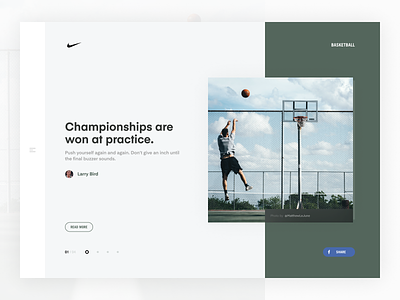 Championships are won at practice. basketball bird centered championships concept design human larry motivation nike quotes ui ux website