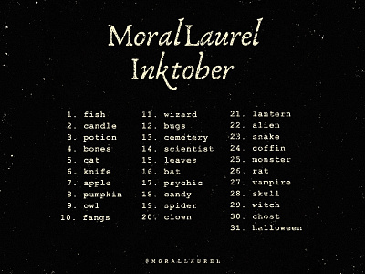 Moral Laurel Inktober 2020 digital illustration halloween inktober inktober2020 ipadpro morallaurelinktober procreate promptlist spooky