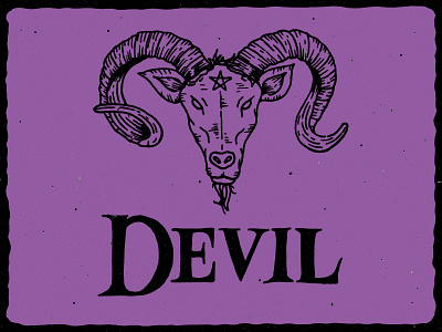 D is for Devil alphabet black ink devil goat halloween handletter handlettering handmade illustration illustrator inks inktober inktober2018 lettering spooky typography witchcraft