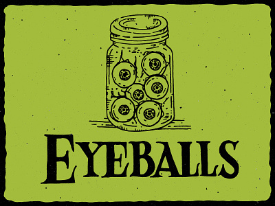 E is for Eyeballs color eyeballs eyes halloween handletter handlettering handmade illustration illustrator inktober inktober2k18 lettering october spooky typography