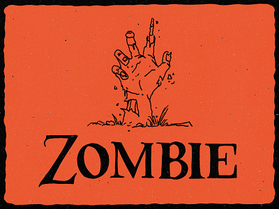 Z is for Zombie alphabet autumn black and white color dead halloween handletter handlettering handmade illustration illustrator inktober lettering living dead spooky typography walkingdead z zombie