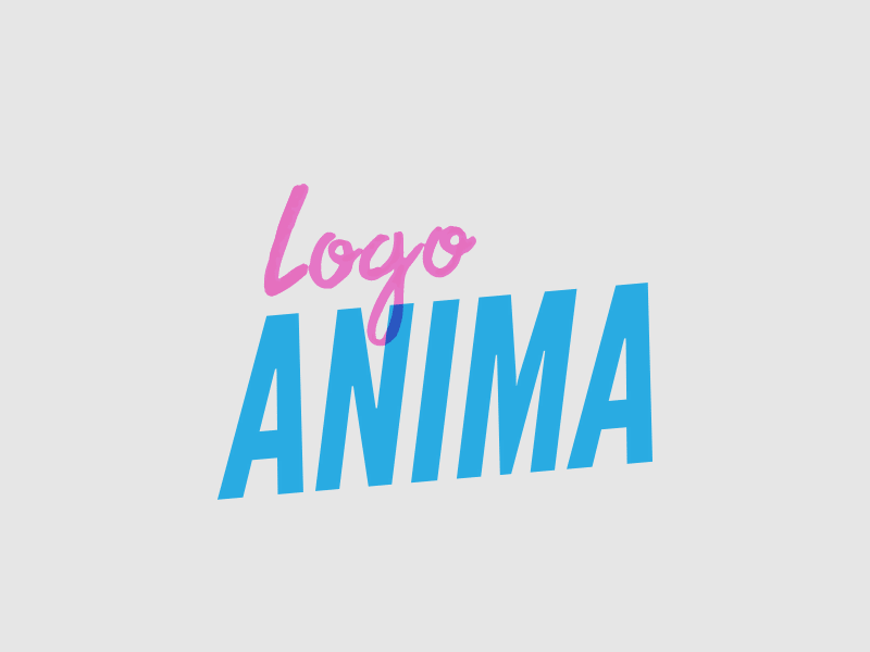 Logo Anima anima animation brand gif logo motion