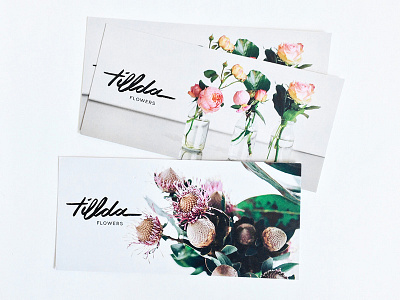 Tillda Flowers | Melbourne Florist florist flowers flyers small business stationery