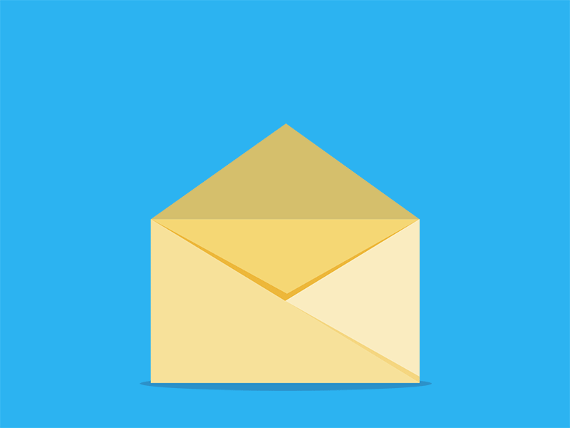 Send invoice animation design envelop gif illustration inbox invoice mail mailbox send ui yellow
