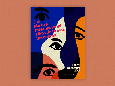 Mostra Internacional de Dones de Barcelona barcelona design eyes film film festival illustration movie poster poster art print woman