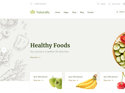 Naturally - Organic Food & Shop WooCommerce Theme agriculture dairy farm e commerce envato farming food health natural natural products ninetheme organic organic farm shop organic food recipes shop woocommerce
