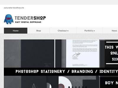  Tendershop Responsive Easy Digital Downloads Theme