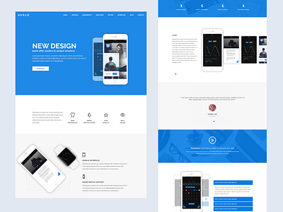 Acele - Responsive One Page WordPress Theme agency android app landing page app showcase business clean creative iphone landing landing page marketing mobile mobile app one page responsive software startup webdesign website wordpress