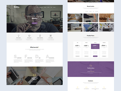 Bobby - Onepage WordPress Theme