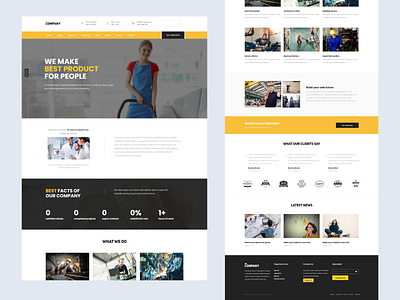 The Company - Business Company WordPress Theme accountant advisor agency business consultant corporate enterprise finance insurance page builder parallax plumber premium responsive rtl webdesign website wordpress