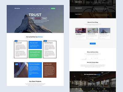 BIG Border - One page WordPress Theme agency creative cv portfolio designer portfolio freelancer resume gallery landing page minimal portfolio minimalist portfolio onepage onepage portfolio onepage wordpress portfolio responsive simple webdesign website wordpress