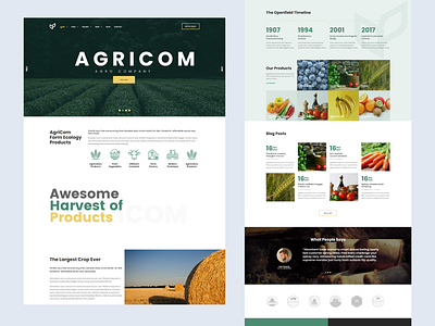 Agricom - Agriculture & Organic Food WordPress Theme agriculture agriculture theme agriculture wordpress best rated farm food health organic organic farm organic food organic shop responsive rtl shop webdesign website woocommerce wordpress