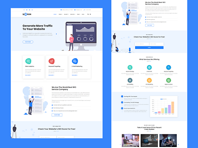 Seo-run - SEO & Digital Marketing WordPress Theme agency business clean corporate landing page marketing modern one page responsive rtl seo seo agency seo business startup webdesign website wordpress